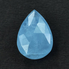 MILKY AQUAMARINE ROSE CUT BRIOLETTE PEAR (AA) 14X10MM 4.58 Cts.