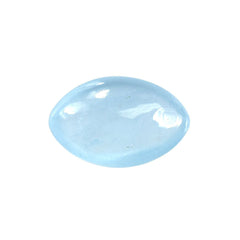 MILKY AQUAMARINE PLAIN LENTIL MARQUISE (AA) 10X6.50MM 1.80 Cts.