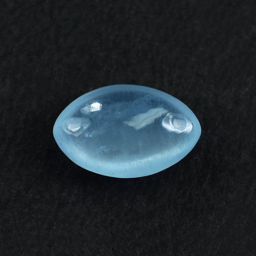 MILKY AQUAMARINE PLAIN LENTIL MARQUISE (AA) 10X6.50MM 1.80 Cts.