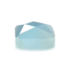 MILKY AQUAMARINE STAR CUT SQUARE CAB (A) 12MM 9.81 Cts.
