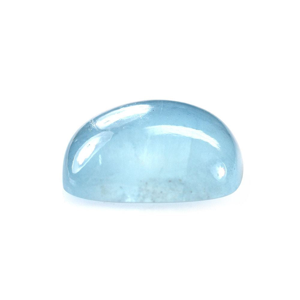 MILKY AQUAMARINE CUSHION CAB (AA) 12MM 5.18 Cts.