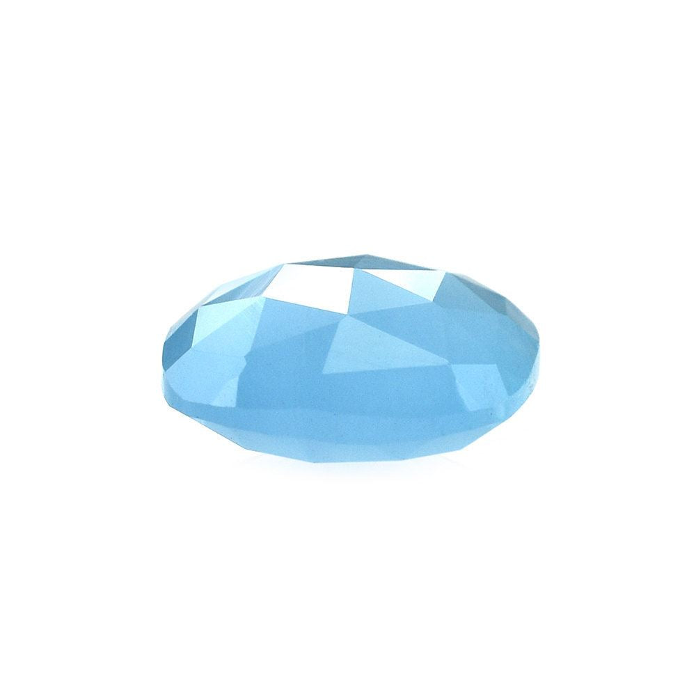 MILKY AQUAMARINE ROSE CUT BRIOLETTE CUSHION (AAA) 10MM 3.50 Cts.