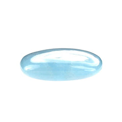 MILKY AQUAMARINE PLAIN LENTIL CUSHION (AA) 12MM 4.78 Cts.