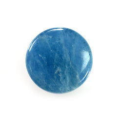 MILKY AQUAMARINE ROUND CAB (AAA) 12MM 6.90 Cts.