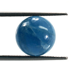 MILKY AQUAMARINE ROUND CAB (AAA) 12MM 6.90 Cts.