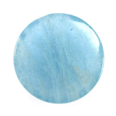 MILKY AQUAMARINE ROUND CAB (A) 16.50MM 9.00 Cts.