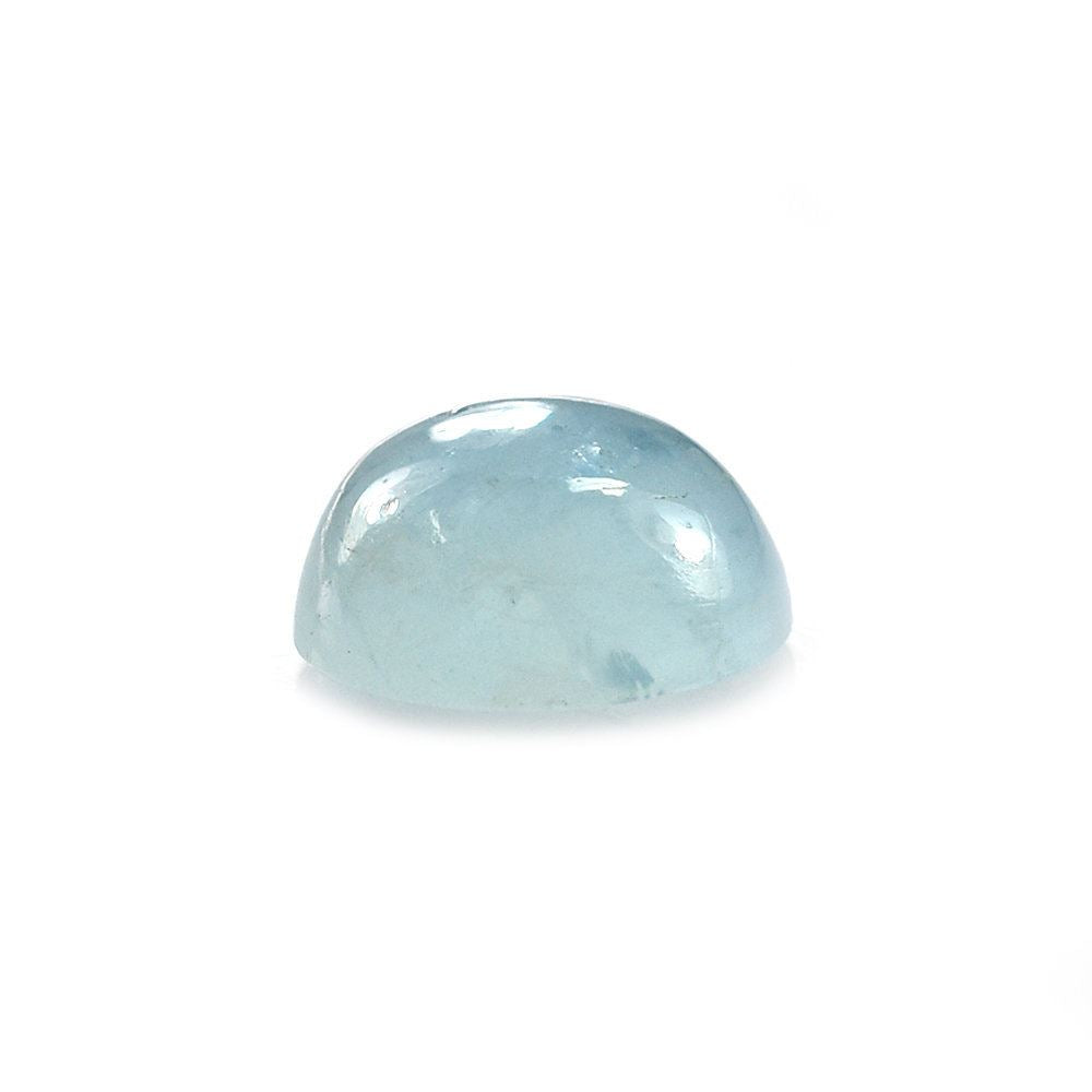 MILKY AQUAMARINE ROUND CAB (A) 8MM 1.96 Cts.