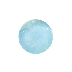 MILKY AQUAMARINE ROUND CAB (A) 8MM 1.96 Cts.