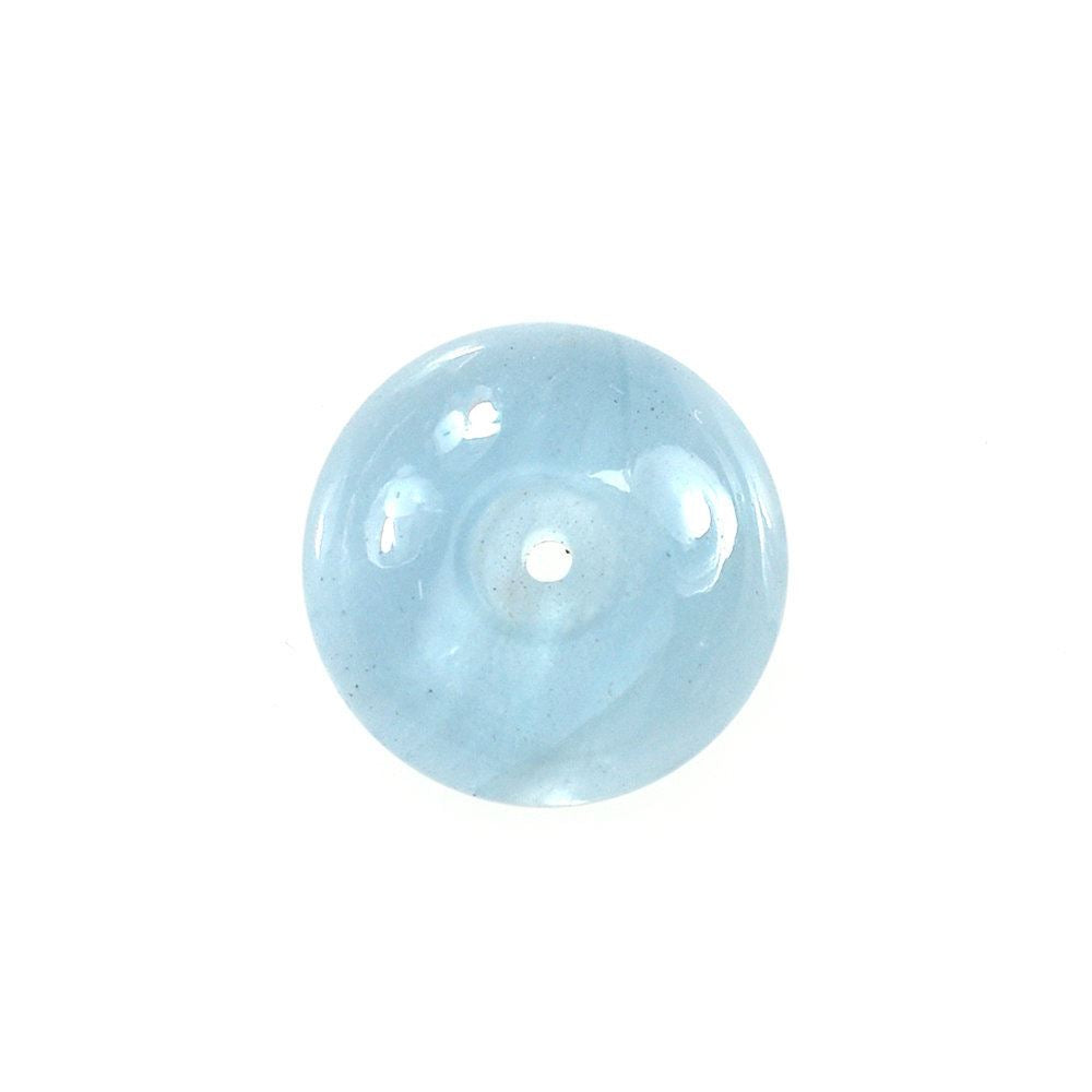 MILKY AQUAMARINE ROUND CAB (FULL-DRILL) (AA) 18MM 1.48 Cts.