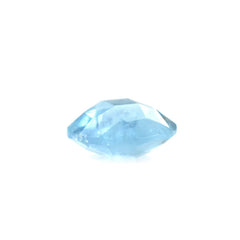 MILKY AQUAMARINE CHECKE CUT BRIOLETTE ROUND (AAA) 8MM 1.60 Cts.