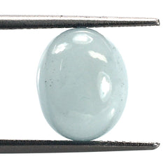 MILKY AQUAMARINE OVAL CAB (A) 12X10MM 5.97 Cts.