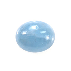 MILKY AQUAMARINE OVAL CAB (AA) 10X8MM 2.74 Cts.