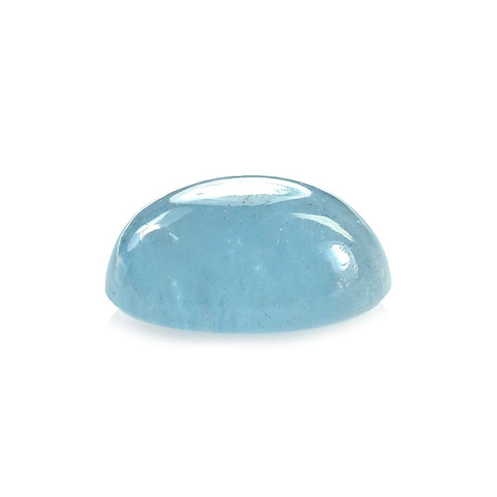 MILKY AQUAMARINE OVAL CAB (AA) 10X8MM 2.74 Cts.