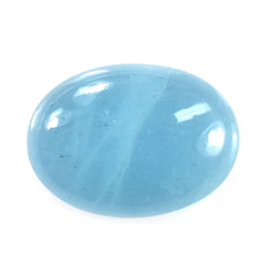 MILKY AQUAMARINE OVAL CAB (AAA) 18X13MM 9.70 Cts.