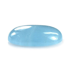 MILKY AQUAMARINE OVAL CAB (AAA) 18X13MM 9.70 Cts.