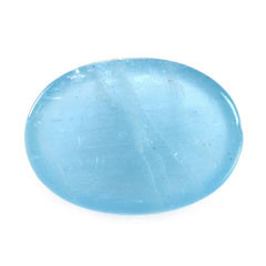 MILKY AQUAMARINE OVAL CAB (AAA) 18X13MM 9.70 Cts.