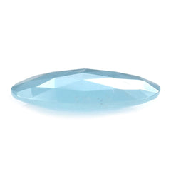 MILKY AQUAMARINE ROSE CUT BRIOLETTE OVAL (AA) 18X13MM 6.75 Cts.