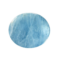 MILKY AQUAMARINE PLAIN OVAL CAB (AAA) 15X13MM 9.40 Cts.
