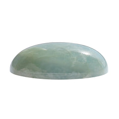 MILKY AQUAMARINE OVAL CAB 27X18MM 31.60 Cts.