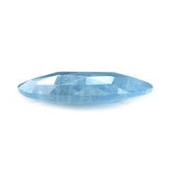 MILKY AQUAMARINE ROSE CUT BRIOLETTE OVAL (AAA) 18X13MM 6.73 Cts.