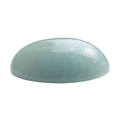 MILKY AQUAMARINE OVAL CAB 18X14MM 12.27 Cts.