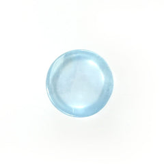 MILKY AQUAMARINE PLAIN ROUND CAB 3.00X3.00 MM 0.20 Cts.