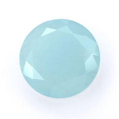 MILKY AQUAMARINE BOTH SIDE TABLE CUT ROUND (SUPER) 12.00X12.00 MM 3.93 Cts.