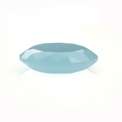 MILKY AQUAMARINE BOTH SIDE TABLE CUT ROUND (SUPER) 12.00X12.00 MM 3.93 Cts.