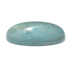 MILKY AQUAMARINE OVAL CAB 31X20MM 47.60 Cts.