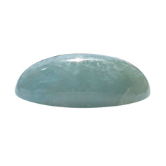 MILKY AQUAMARINE OVAL CAB 24X12MM 18.40 Cts.