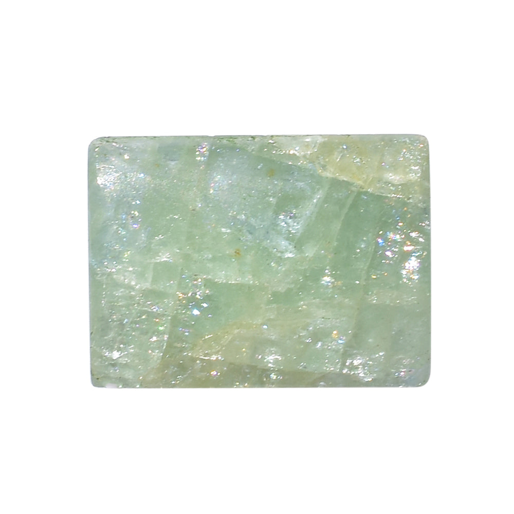 MILKY AQUAMARINE RECTANGULAR CAB 14X10.50MM 7.00 Cts.