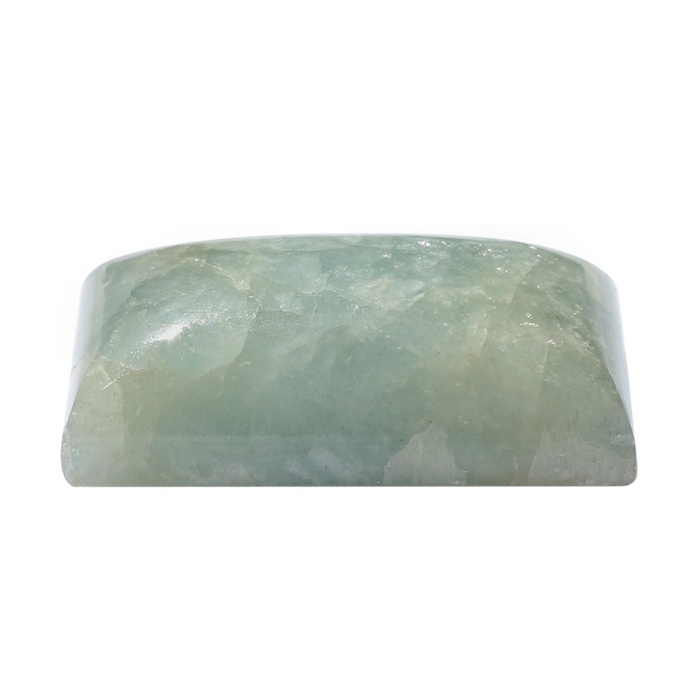 MILKY AQUAMARINE RECTANGULAR CAB 30X20MM 44.94 Cts.