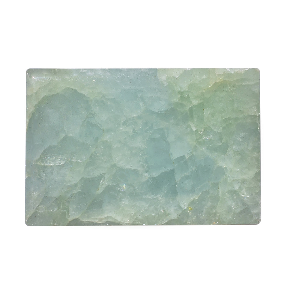 MILKY AQUAMARINE RECTANGULAR CAB 30X20MM 44.94 Cts.