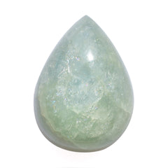 MILKY AQUAMARINE PEAR CAB 22X16MM 21.20 Cts.