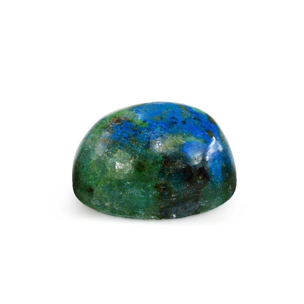 AZURITE ROUND CAB 10MM 3.95 Cts.