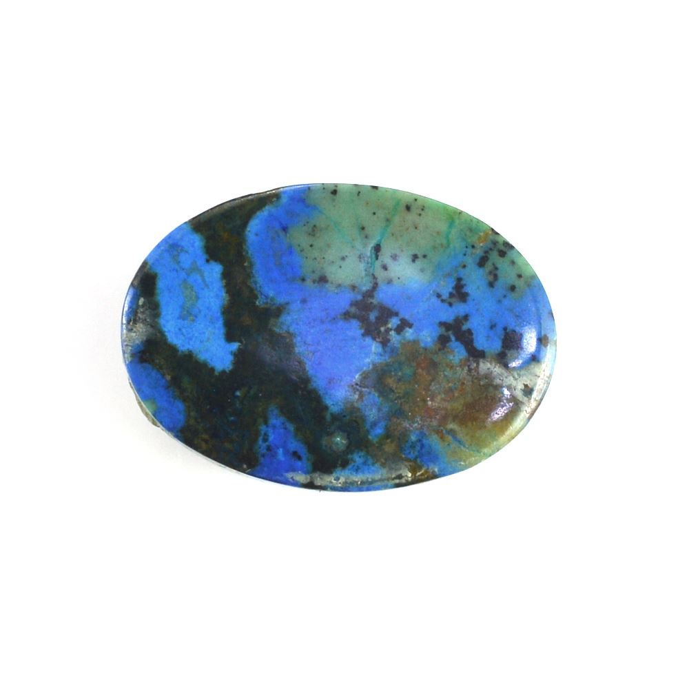 AZURITE OVAL CAB 14X10MM 6.00 Cts.