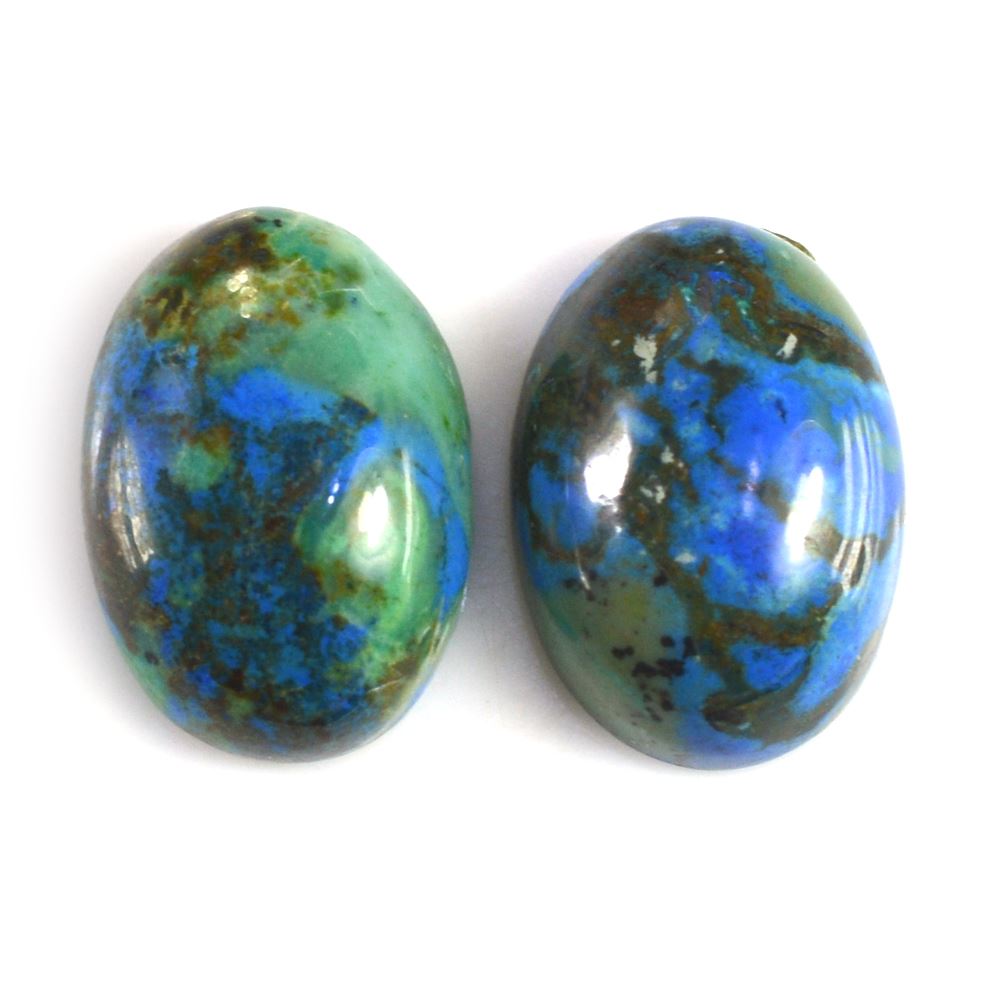 AZURITE OVAL CAB 14X10MM 6.00 Cts.