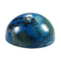 AZURITE PLAIN ROUND CAB 8.00X8.00 MM 2.1 Cts.