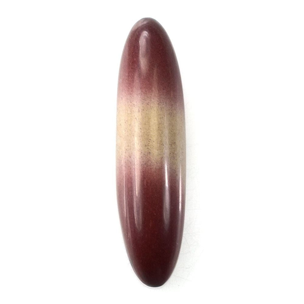 BANDED JASPER LONG OVAL CAB WITH COLOUR BANDS 30X8MM 10.34 Cts.