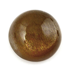 BLACK GOLDEN SUNSTONE ROUND CAB 14MM 10.21 Cts.