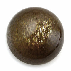 BLACK GOLDEN SUNSTONE ROUND CAB 16MM 14.96 Cts.