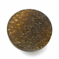 BLACK GOLDEN SUNSTONE ROUND CAB 16MM 14.96 Cts.