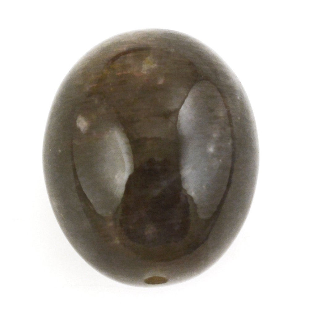 BLACK GOLDEN SUNSTONE PLAIN OLIVE (HALF DRILL) 18X15MM 27.77 Cts.