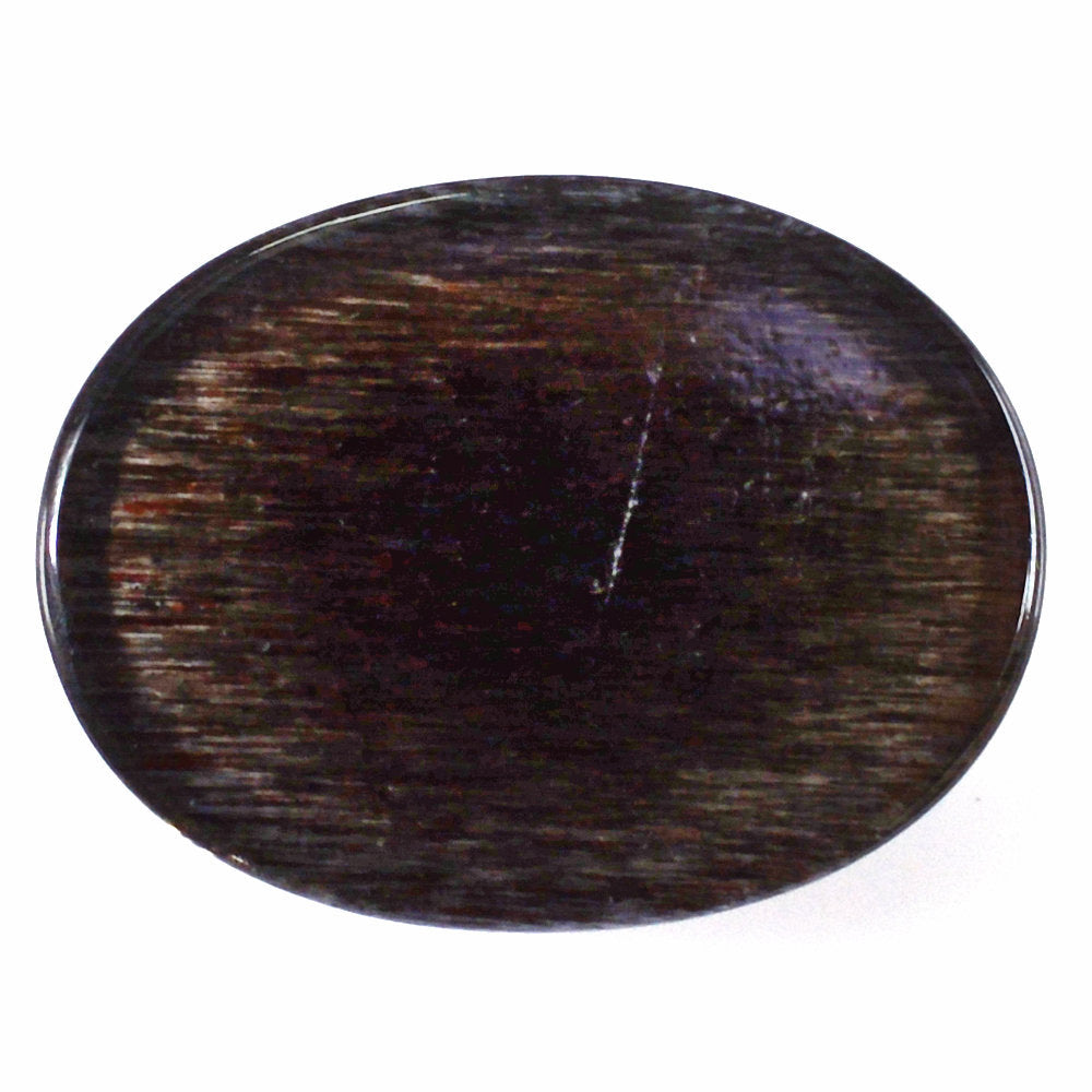 BLACK GOLDEN SUNSTONE OVAL CAB 16X12MM 5.93 Cts.