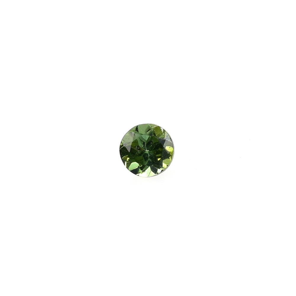 BLUE GREEN TOURMALINE CUT ROUND (MEDIUM)(SI) 2.70X2.70 MM 0.07 Cts.