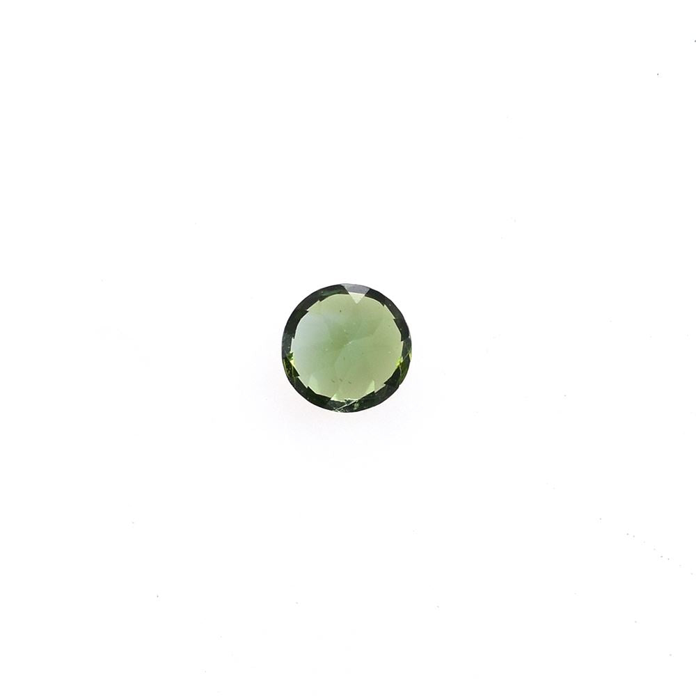 BLUE GREEN TOURMALINE CUT ROUND (MEDIUM)(SI) 2.70X2.70 MM 0.07 Cts.