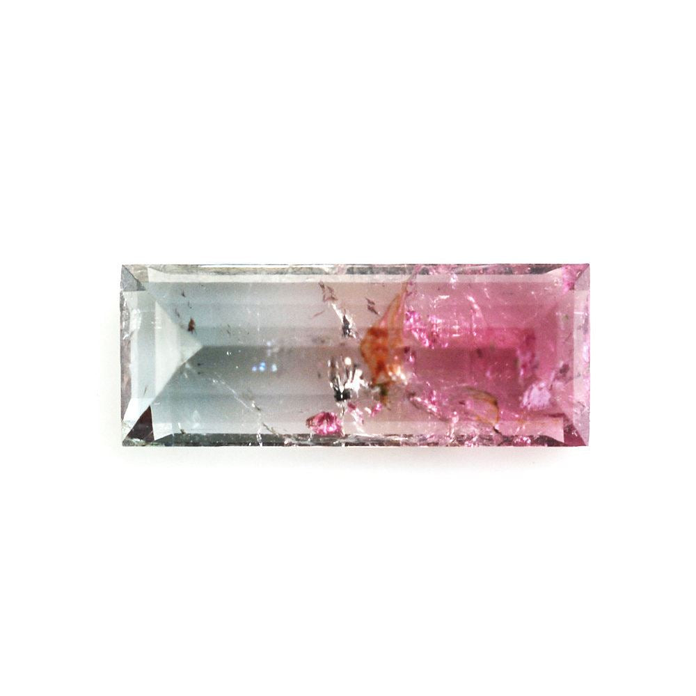 BIO COLOR TOURMALINE CUT RECTANGLE (HI) 12.50X4.80MM 2.40 Cts.