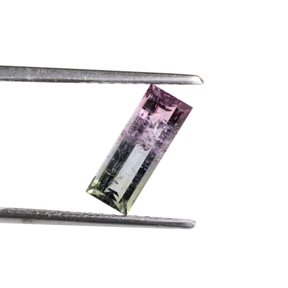 BIO COLOR TOURMALINE CUT RECTANGLE (HI) 11.70X4.20MM 1.80 Cts.