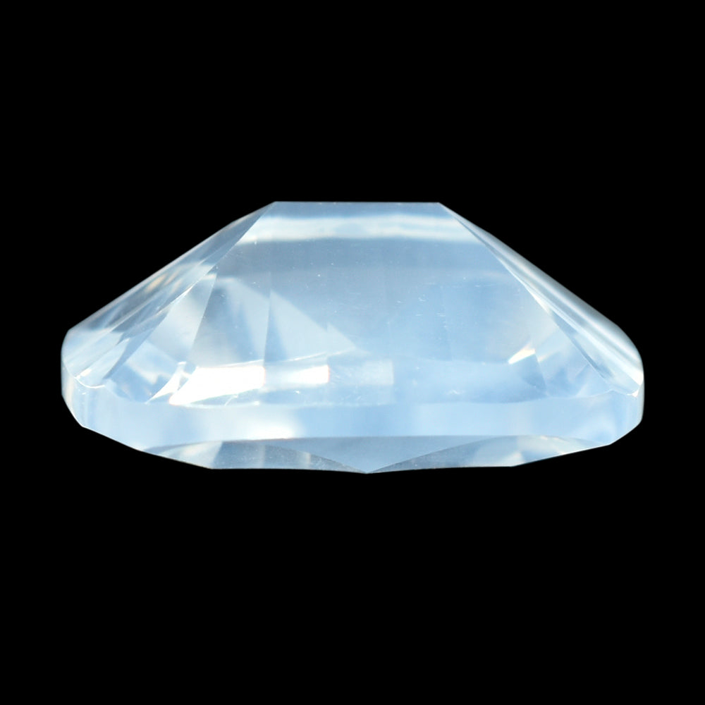 BLUE MOON QUARTZ CONCAVE CUT CUSHION 14X10MM 5.54 Cts.