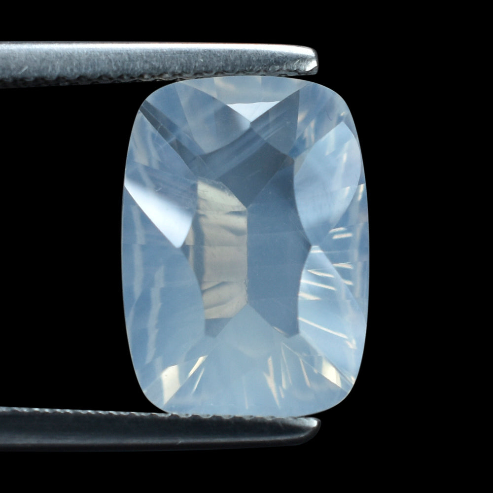 BLUE MOON QUARTZ CONCAVE CUT CUSHION 14X10MM 5.54 Cts.